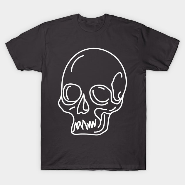 Cartoony skull T-Shirt by PrintSoulDesigns